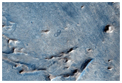 Landforms in Cratered Terrain Northeast of Sinus Meridiani