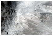 Central Peak and Pit of a Large Crater