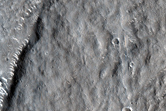 Flow Lobe on Outer Layer of Bacolor Crater Ejecta
