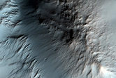 Central Uplift of Magelhaens Crater