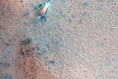 Sublimation Spots on Dunes