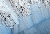 Mojave Crater Southern Rim - Putative Melt-Bearing Flows
