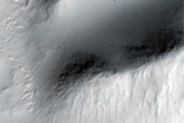 Central Peak of Large Crater