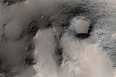 Central Peak of Large Impact Crater