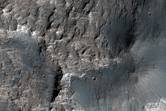 Bright Layers in Columbus Crater
