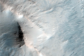 Light-Toned Layered Rock Exposed in Landslide in Ius Chasma