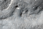 Valleys in Impact Crater Floor