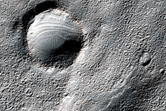 Very Recent Impact Crater