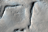 Landforms in Eastern Amazonis Planitia