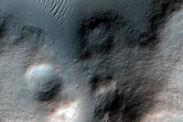 Central Uplift of 25-Kilometer Diameter Crater