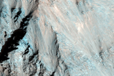 Landslide Scarp in Coprates Chasma