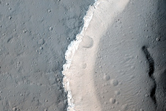 Small Shield Volcano in Ceraunius Fossae Region