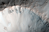 Fresh 1-Kilometer Diameter Crater