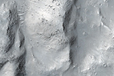 Well-Preserved Unnamed Crater North of Aeolis Mensae