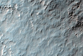 Flow Front Near Bond Crater in CTX Image