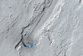 Pequeo canal en Elysium Planitia