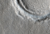 Channels and Crater Northwest of Elysium Region