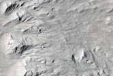 Dissected Terraces of an Unnamed Crater