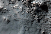 Fresh 10-Kilometer Diameter Crater Inside Columbus Crater