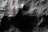 Potential Fan Deposit in Ritchey Crater with Clays