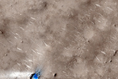 Small Crater with Blast Zone