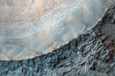 Crater with Rocky Ejecta