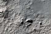 Unnamed Small Rayed Crater in Hesperia Region