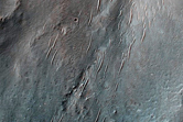 Tyrrhena Terra Crater with Phyllosilicate-Rich Ejecta