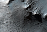 Central Peak and Interior of Well-Preserved 30-Kilometer Crater