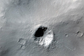 Potential Very Recent Impact Scar