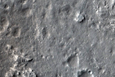 Central Peak of Large Young Crater