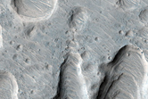 Terraced Fan Deposit in Tyras Vallis