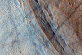 Crater in Utopia Planitia