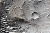 Outflow Source in Chia Crater