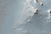 Oblique Crater on Wrinkle Ridge