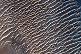 Light-Toned Bedforms Southwest of Schiaparelli Crater