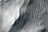Fuzzy-Looking Landscape Near Tharsis Montes