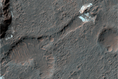 Layers Exposed Near the Mouth of Ladon Valles