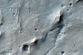 Sulfates and Valley System in Melas Chasma Basin