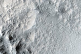 Very Fresh Unnamed 10-Kilometer Peak Pit Crater in Utopia Planitia