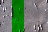 Fractured Floor of Shallow Crater