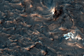 Phyllosilicates in Rim of Crater in Meridiani Region