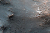 Central Peak of Large Crater