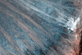 Olivine-Rich Ejecta Blanket of Unnamed Crater in Hydraotes Chaos