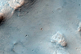 Well-Preserved Crater in Hesperia Planum