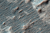 Rocky Deposit on Crater Floor