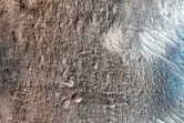 Floor of Crater in Amazonis Planitia