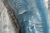 Gale Crater Filled Channel and Fan Deposit