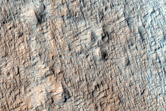 Ridges in Olympus Mons Aureole