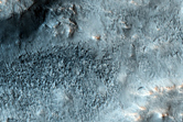 Flow Ejecta of Bonestell Crater